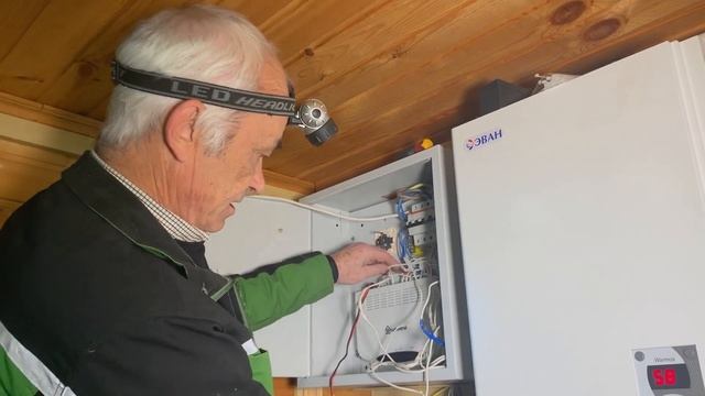 Котел Эван. Подключение GSM системы управления EctoControl смотреть онлайн