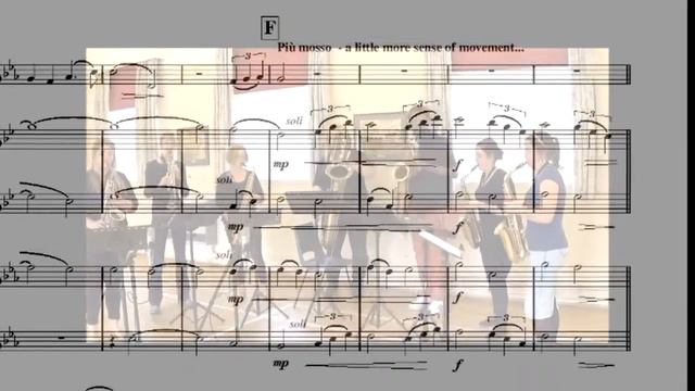 Eclogue - solo alto saxophone & sax ensemble смотреть онлайн