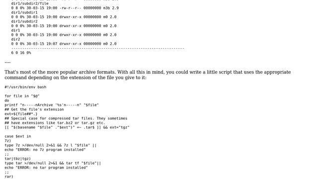 Ubuntu: How can I view the contents of tar.gz file without extracting from the command-line? смотреть онлайн