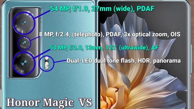 Tecno Phantom V Fold | Honor Magic Vs | Foldable phone comparison смотреть онлайн