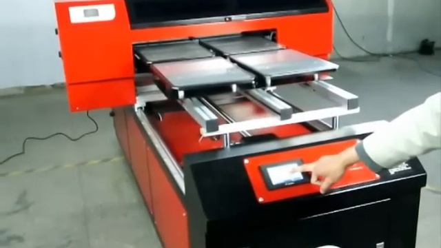 A1 size DTG Textile Printer from Apex, 6 T-shirts per Pass смотреть онлайн