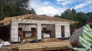 Гараж 8х12 м из газоблока