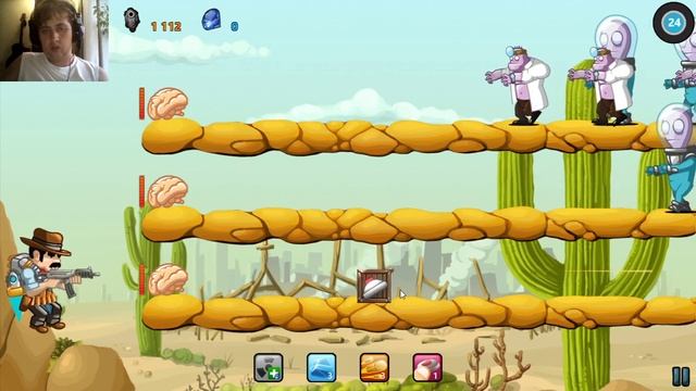 А в руках ковбоя DUNNizbattle автомат. Ковбой Джед Зомби Апокалипсис смотреть онлайн