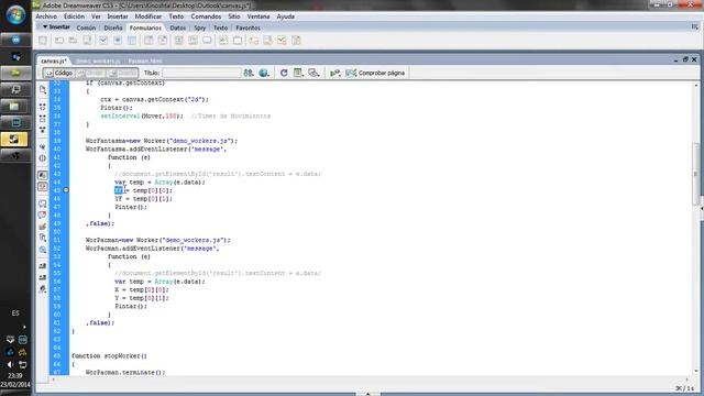 Web Workers + Canvas смотреть онлайн