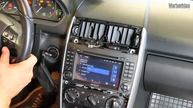 Pumpkin Autoradio Android 8.0 für Mercedes Benz W169 Unboxing und einbau смотреть онлайн