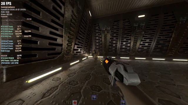 Quake 2 RTX 1080p | Nvidia RTX 2060 6GB Zotac Twin Fan | Intel Xeon E5 2630L v3 смотреть онлайн
