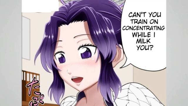 Shinobu Is Teaching Tanjiro A Secret Technique. - Demon Slayer Comic Dub