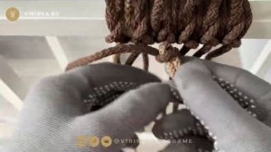 Как удлинить, увеличить, соединить нить  или шнур макраме если не хватило длины веревки