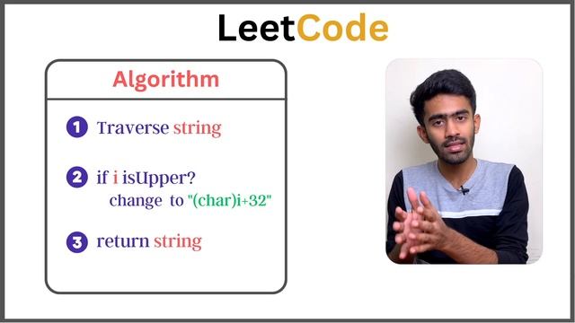 Leetcode 709. To Lower Case | Interview Preparation | English | code io смотреть онлайн