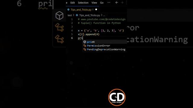 Do you know about this in Tuple #python #coding #programming смотреть онлайн