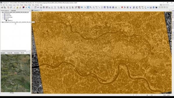 Sentinel-1 flood mapping with SNAP