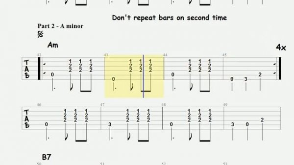 More Gun - TF2 - Play along Tab