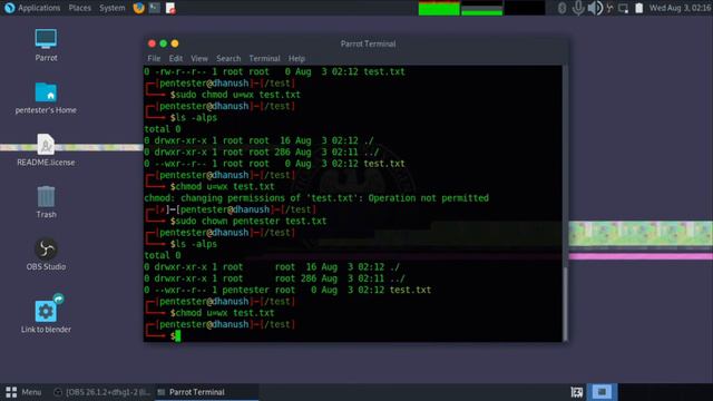 Linux Essentials: 2.File Permissions And Ownership | Creating a File | Terminal Commands смотреть онлайн
