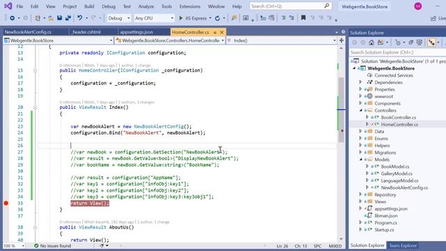 (#85) Binding Configuration to objects using Bind method | Asp.Net Core tutorial смотреть онлайн