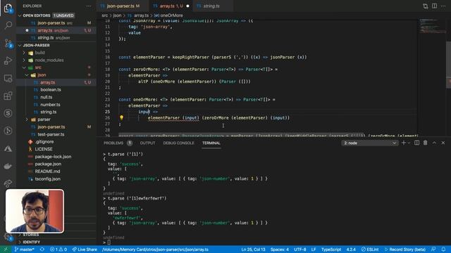 JSON parser en TS (parte IV) смотреть онлайн