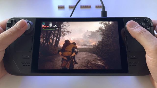 A Plague Tale Innocence - 40Hz mode - Steam Deck handheld gameplay смотреть онлайн