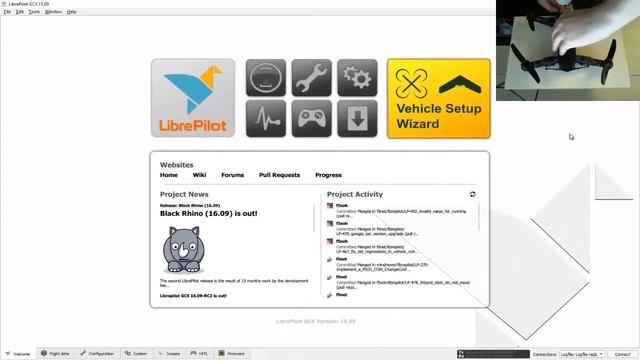 Автоматический горизонт камеры CC3D квадрик 250 смотреть онлайн
