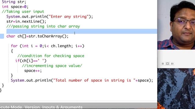 JAVA PROGRAMMING STRING OPERATION SPACE COUNT / WORD COUNT LECTURE 38 смотреть онлайн