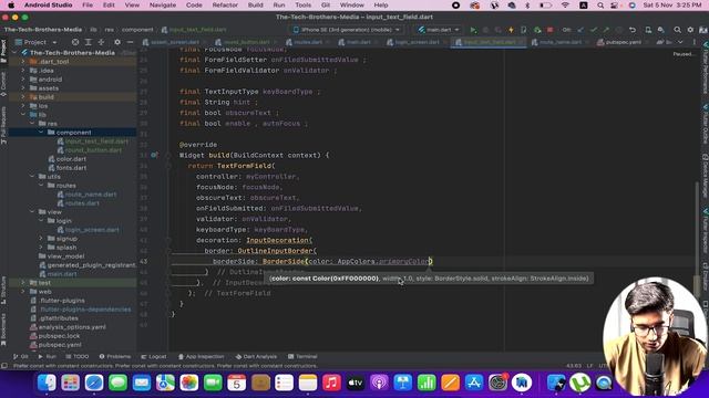 Part-7 Flutter TextFormField Component || Flutter Firebase Social Media Application смотреть онлайн
