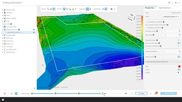 Autodesk Civil 3d 2023 Grading optimization (Grading Objects) смотреть онлайн