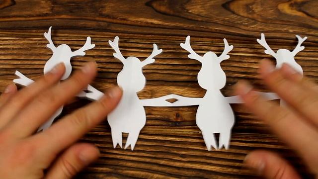 DIY украшения на елку ❄ Гирлянды из бумаги❄ смотреть онлайн