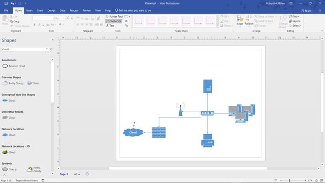 Visio 2019 Basic Network Creation смотреть онлайн