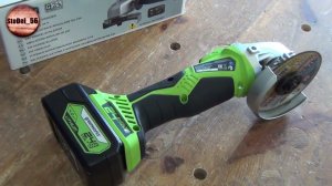 Аккумуляторная болгарка Greenworks 115 mm 24v обзор/тест