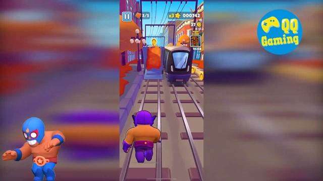 BRAWL STARS IN SUBWAY SURF!! NEW MODE??? смотреть онлайн