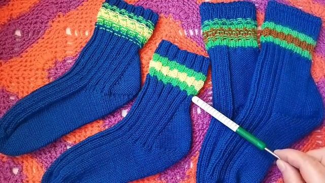 ?Как связать двусторонние,удобные,простые носки спицами /женские,мужские,детские/с пяткой СТРОНГ!? смотреть онлайн