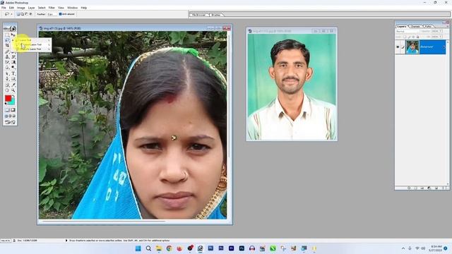 Polygonal Lasso Tool And Magic Wand Tool Use Kaise Kare (हिंदी ) - Photoshop Tutorial Part - 3 смотреть онлайн