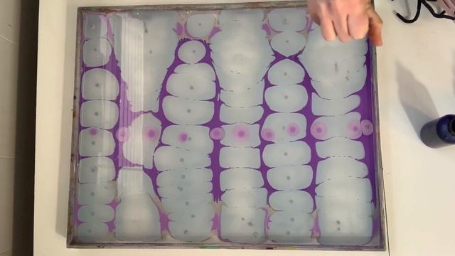 Making Marbled Paper - Painting Tutorial - Ebru Art - Satisfying Painting Video - New Paint Trend смотреть онлайн