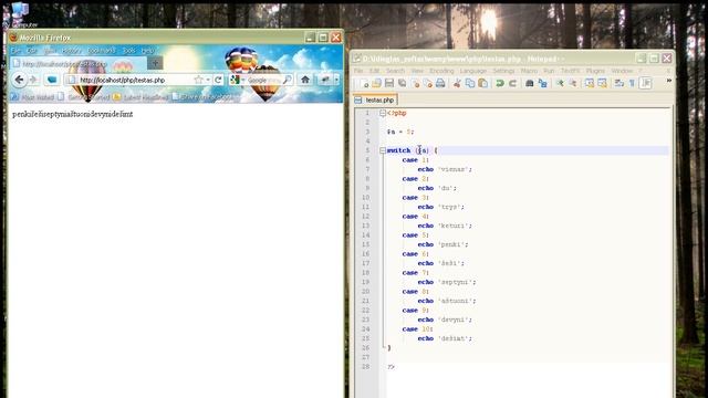 PHP pagrindai (P4): switch, while, do-while, foreach (1 dalis) смотреть онлайн
