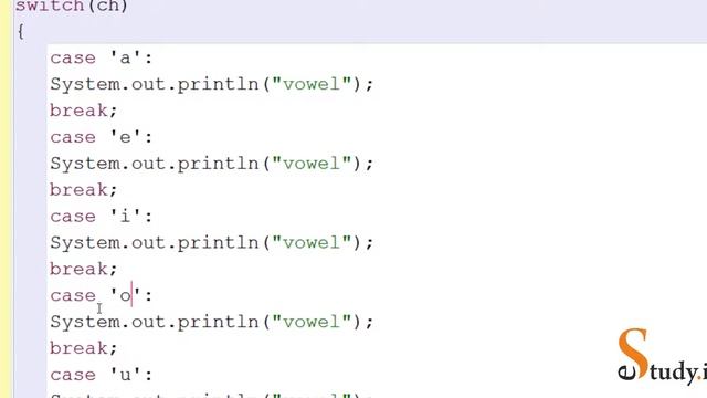 Java : Check if the character is a vowel or a consonant смотреть онлайн