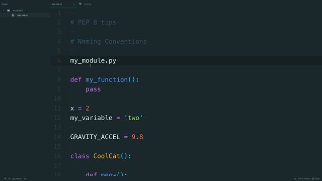 PEP8 Tips: Python Naming Conventions смотреть онлайн
