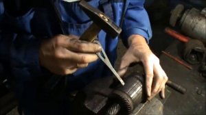 Стартер ВАЗ 2108-09... не редукторный ремонт.замена бендикса