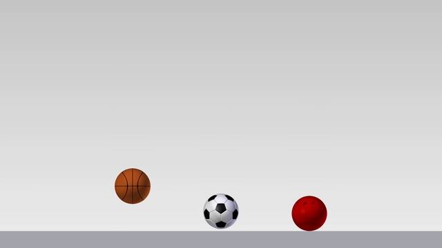 3 bouncing ball different weight Version 2 смотреть онлайн