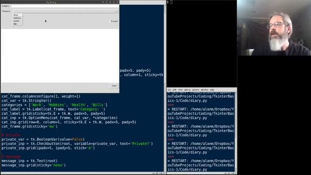 Tkinter Basics 4: Nested Layouts and Scrollbars смотреть онлайн