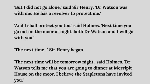 АНГЛИЙСКИЙ ПО КНИГАМ /Sherlock Holmes /The Hound of the Baskervilles /Урок 7 смотреть онлайн