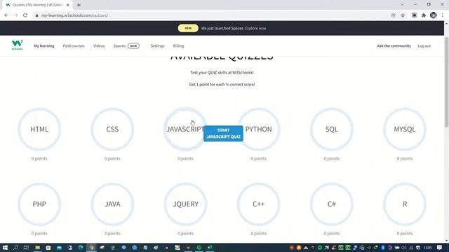 w3shools PHP Quizzes смотреть онлайн