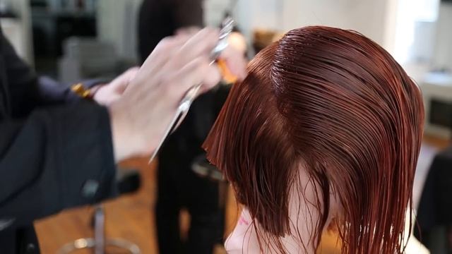 Classic A-Line Bob Haircut Tutorial | MATT BECK VLOG 47 смотреть онлайн