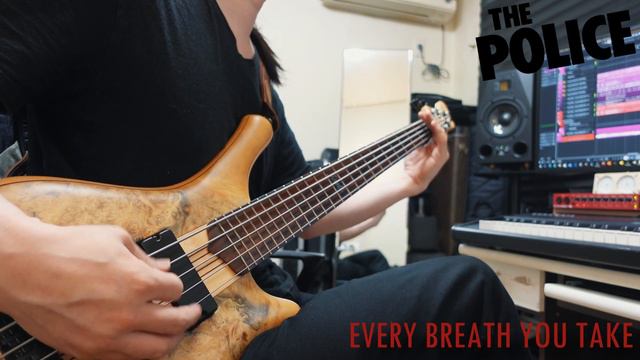 The Police - Every Breath You Take Bass cover(Mayones Comodous + Boss GT-1B Chorus) смотреть онлайн