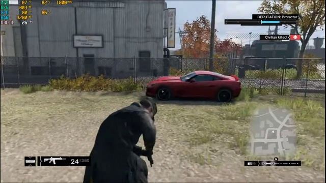 Watchdogs Gameplay Benchmark GTX 550 Ti + C2Q Q6600 смотреть онлайн