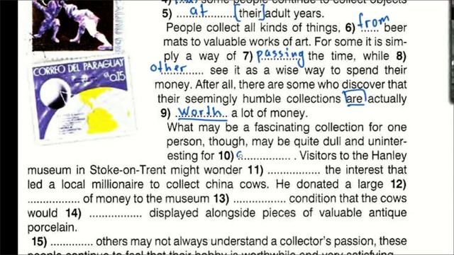 Enterprise Intermediate+ | SB | Unit 8 | Текст о коллекционировании - Ex.12 p.22 смотреть онлайн