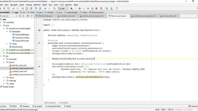 86-Sqlite Parte 3-Creando la interfaz de Nuevo Usuario ✔ смотреть онлайн