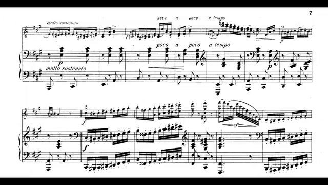 J. Brahms (arr. Joachim) Hungarian Dance n°7 for Violin and Piano - Score смотреть онлайн