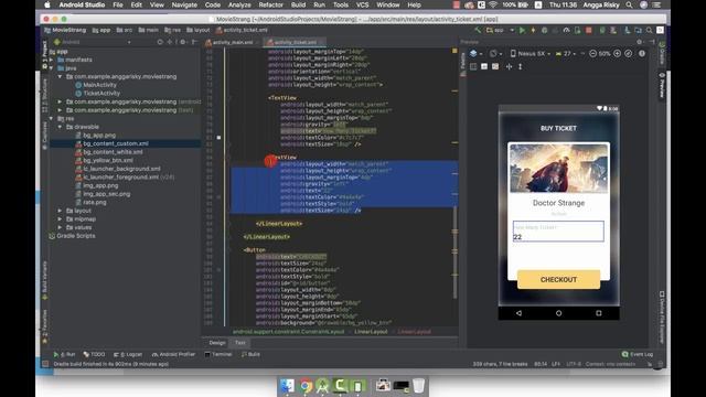 Figma to Android Studio Tutorial - Movie UI Animation смотреть онлайн