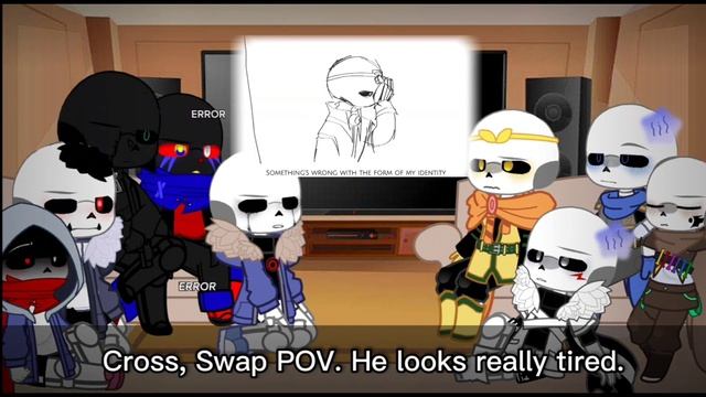 Sans AU react to Nightmare sans • Errormare • ⚠️ My AU ⚠️ смотреть онлайн