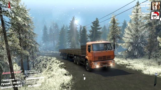 Euro Truck Simulator 2 с Физикой SpinTires смотреть онлайн
