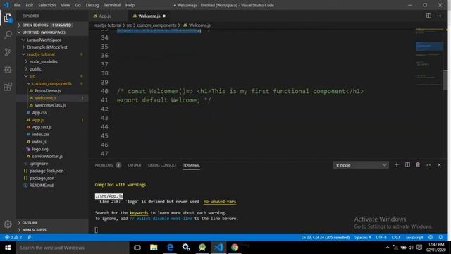 React JS with Hooks & Redux(Beginner's to Advanced) | Functional Component | Part-4 смотреть онлайн