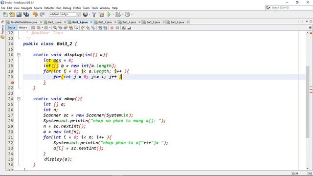 [Java] - Bài tập 3.2: Tìm phần tử xuất hiện nhiều nhất trong mảng. смотреть онлайн